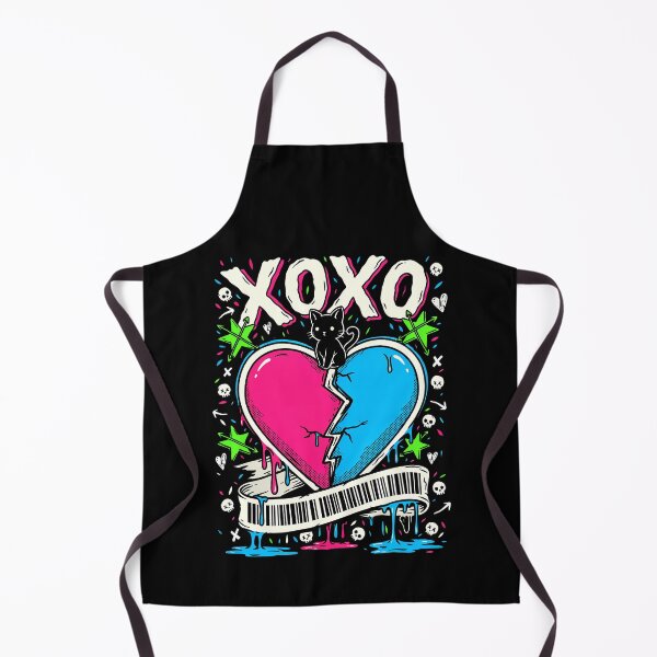 Item preview, XOXO Barcode Broken Heart Scene Kid Gift designed and sold by Say It With Ink.