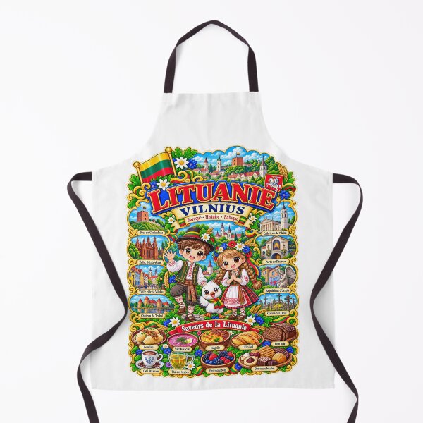 Item preview, Lithuania Vilnius – Kawaii Trip, Lithuanian Culture and Flavors of Lithuania designed and sold by Cifi64.