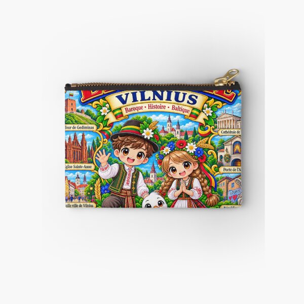 Item preview, Lithuania Vilnius – Kawaii Trip, Lithuanian Culture and Flavors of Lithuania designed and sold by Cifi64.