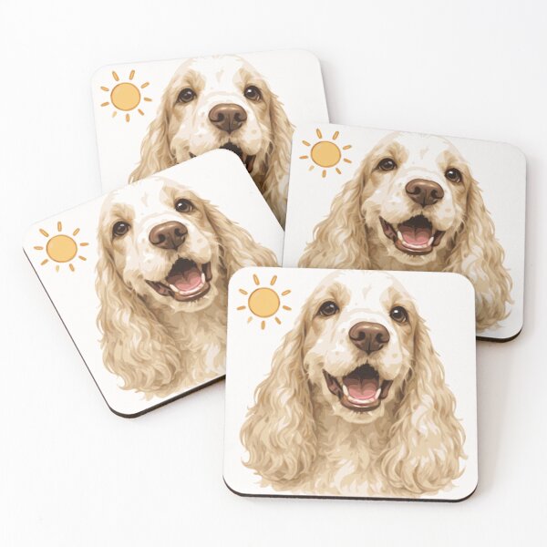 Item preview, Cocker Spaniel orange #11 designed and sold by Royal Spark Studio.