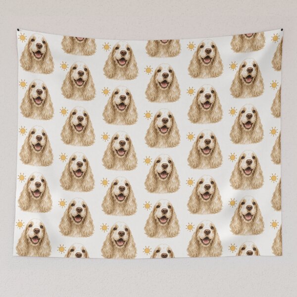 Item preview, Cocker Spaniel orange #11 designed and sold by Royal Spark Studio.