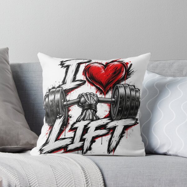 Item preview, I Love Lift – Gym Barbell Fitness Design designed and sold by BeastMode.