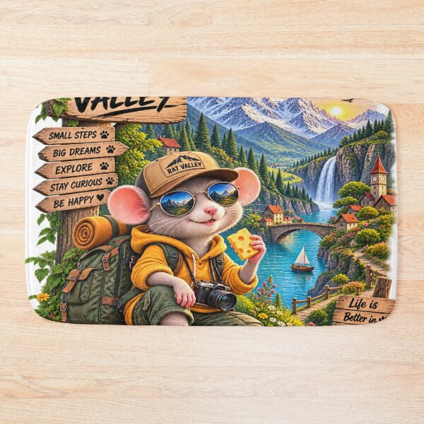 Item preview, Mountain adventure mouse designed and sold by urbanshop7.
