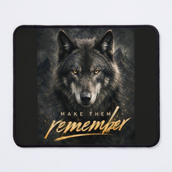 Item preview, Make Them Remember Wolf Motivation designed and sold by AndyGordon125.