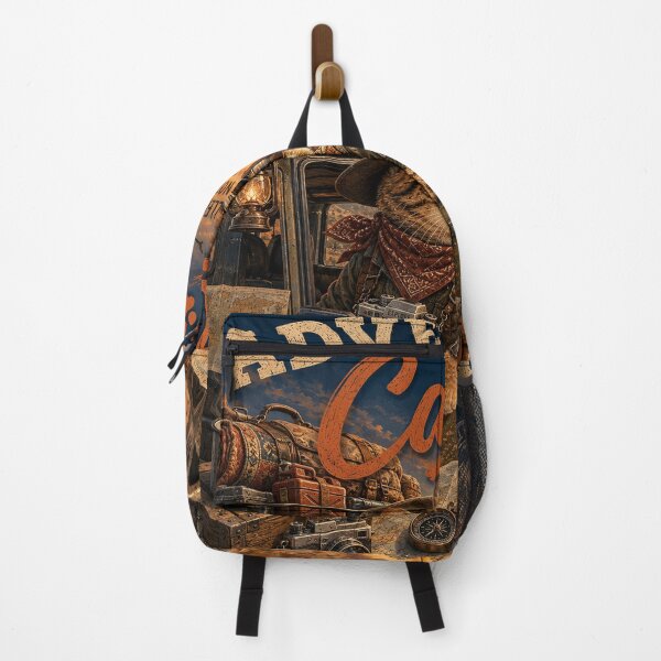 Item preview, Desert Adventure Cat Road Trip Explorer Vintage Outdoor Travel Design designed and sold by TeeVibeHaus.
