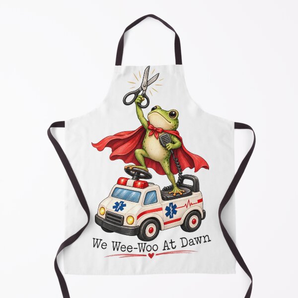 Item preview, We Wee-Woo At Dawn Frog Paramedic EMT Design designed and sold by VGAfanatic.