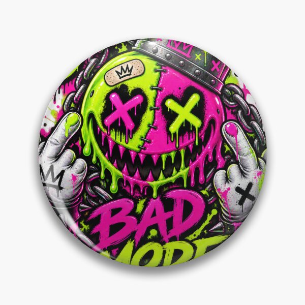 Item preview, Bad Mode Neon Graffiti Monster designed and sold by VYBORA Studio.