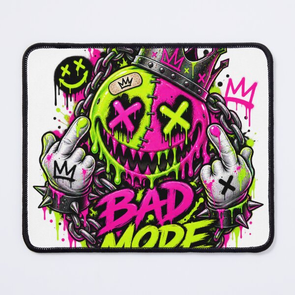 Item preview, Bad Mode Neon Graffiti Monster designed and sold by VYBORA Studio.