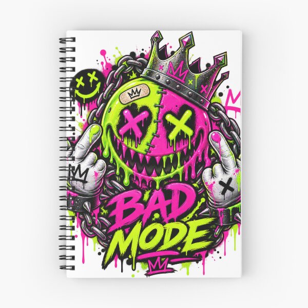 Artikelvorschau, Böser Modus Neon Graffiti Monster entworfen und verkauft von VYBORA Studio.