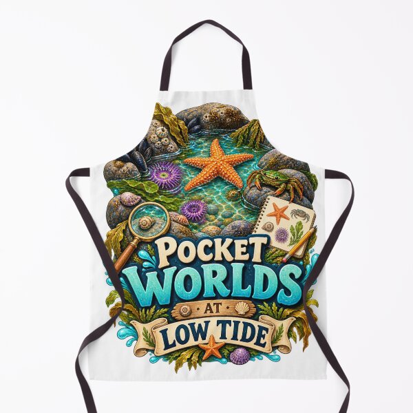 Item preview, Pocket Worlds At Low Tide Coastal Nature designed and sold by CheerfulNest.