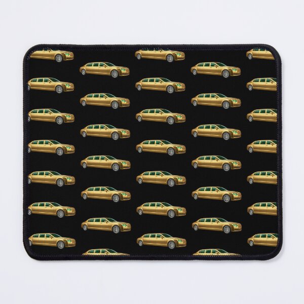 Item preview, Gold limousine emerald glass car designed and sold by C3R0.