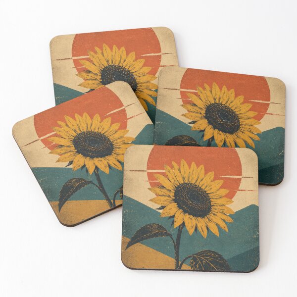 Item preview, Vintage Sunflower – Minimalist Nature Pop Art designed and sold by naturalsurvival.