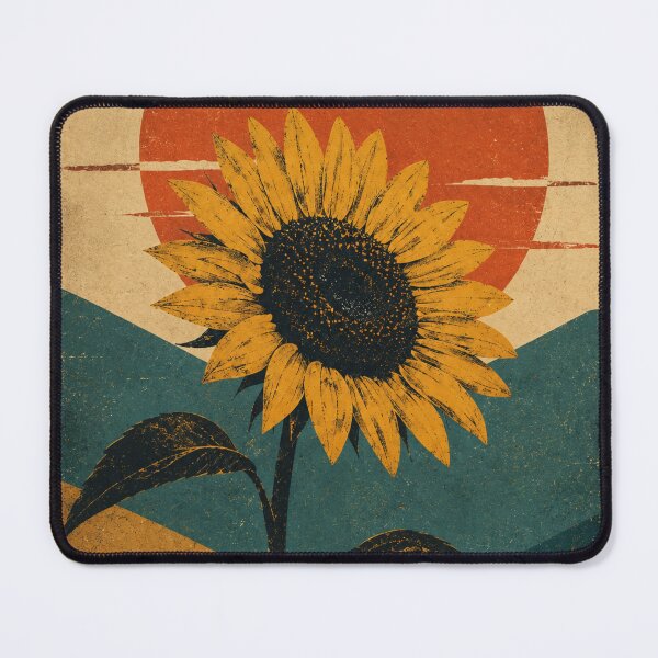 Item preview, Vintage Sunflower – Minimalist Nature Pop Art designed and sold by naturalsurvival.