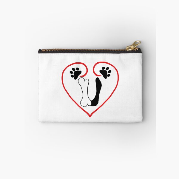 Item preview, Heart dog with the letter U designed and sold by acreació.