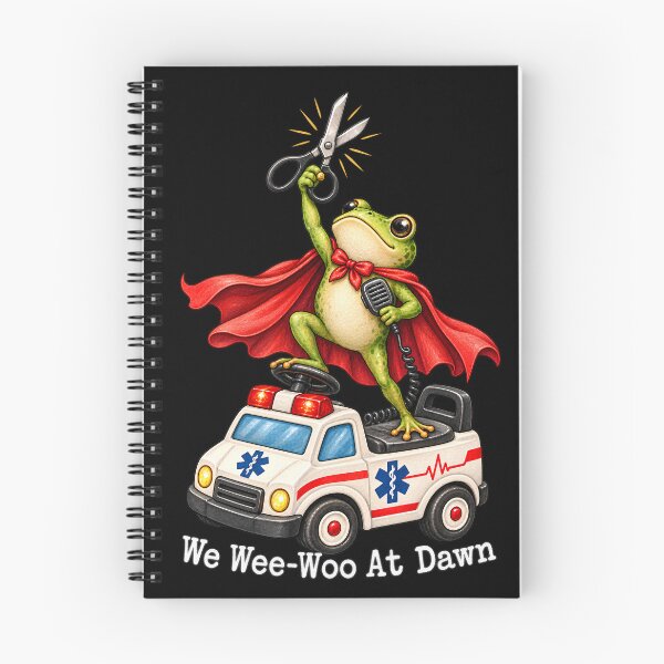 Item preview, We Wee-Woo At Dawn Frog Paramedic EMT designed and sold by VGAfanatic.