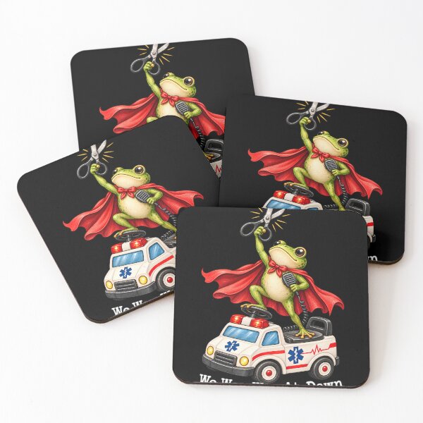 Item preview, We Wee-Woo At Dawn Frog Paramedic EMT designed and sold by VGAfanatic.