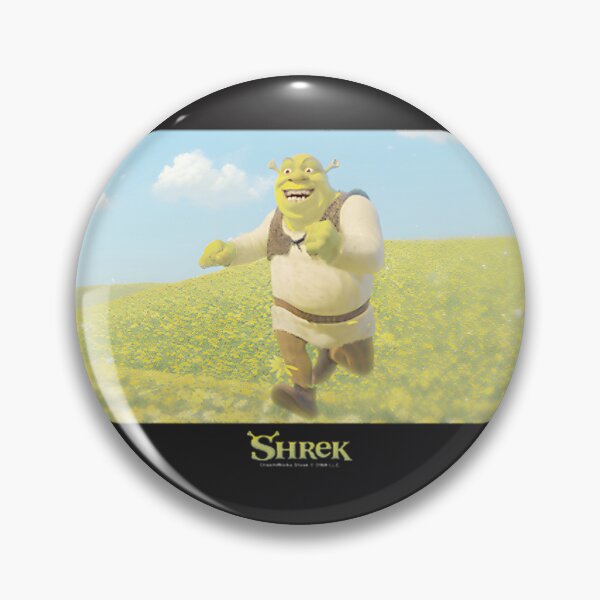 Item preview, Shrek Iconic Dreamy Floral Run Scene Big Chest Poster LIMITED EDITION designed and sold by farmerjohn23.