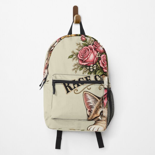Item preview, Cute Kitten Rage Consumes Me Funny Floral Cat designed and sold by Retro Rascals Co..