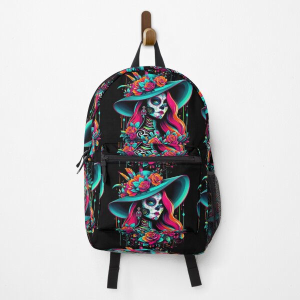 Item preview, Neon Mexican Catrina Art designed and sold by JALNERVION SHOP.