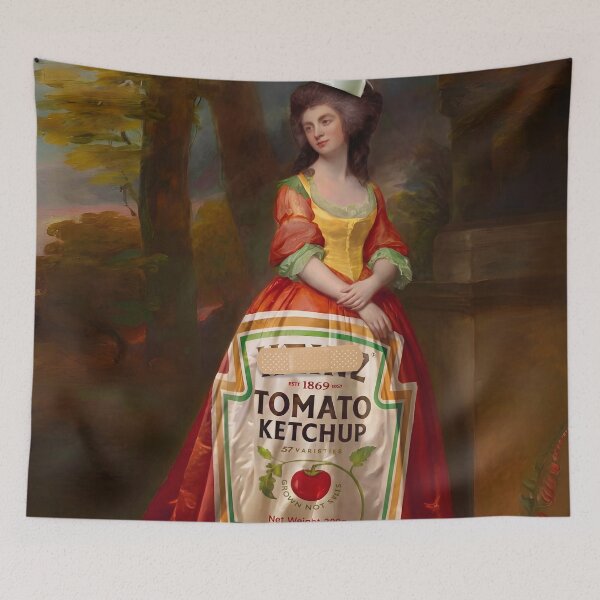 Item preview, Vintage Tomato Ketchup Bandage Dress Classical Art designed and sold by iconiicc.