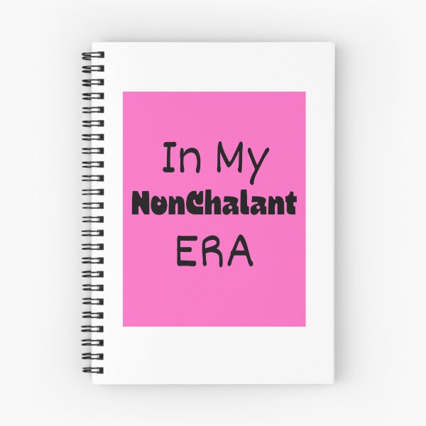 Item preview, in my nonchalant era.Funny Reaction Typography Design designed and sold by RenadStickers.