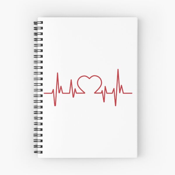 Item preview, Red Heartbeat Pulse Line ECG Vector Graphic designed and sold by AyaanArtStudio.
