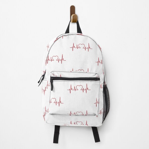 Item preview, Red Heartbeat Pulse Line ECG Vector Graphic designed and sold by AyaanArtStudio.