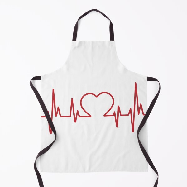 Item preview, Red Heartbeat Pulse Line ECG Vector Graphic designed and sold by AyaanArtStudio.