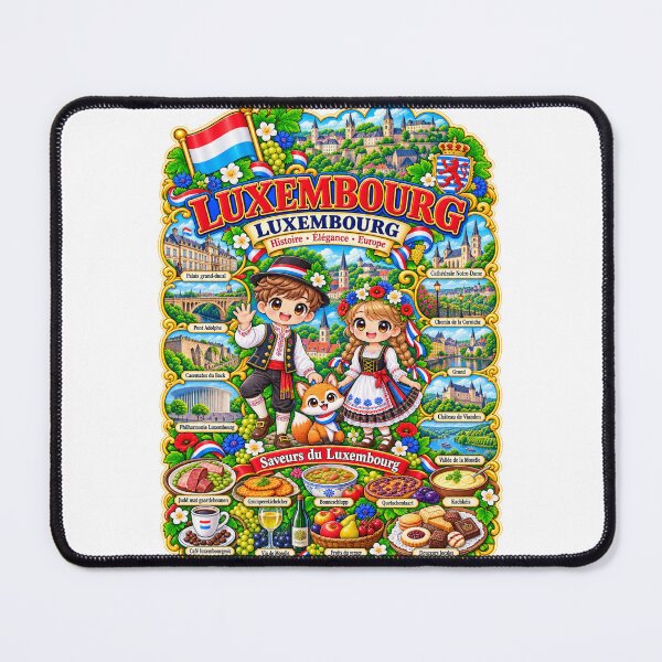 Item preview, Luxembourg – Kawaii Travel, Luxembourg Culture and Flavors of Luxembourg designed and sold by Cifi64.
