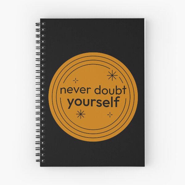 Item preview, Never Doubt Yourself Inspirational Motivational Typography designed and sold by Rush2Buy.