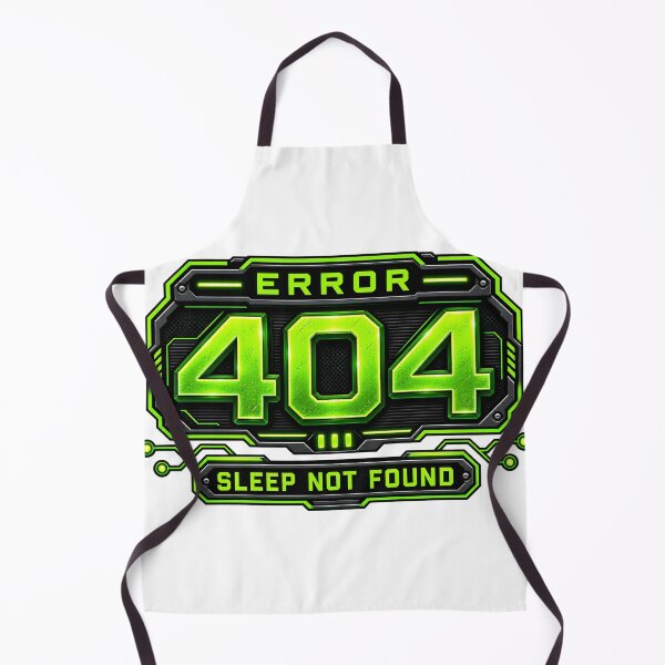 Item preview, 404 Error Sleep Not Found Tech Gamer Humor Tee designed and sold by Retro Rascals Co..
