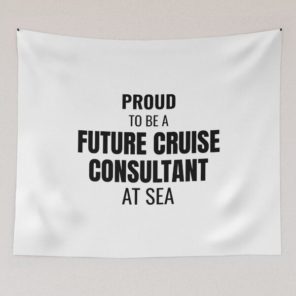 Item preview, Proud to be a Future Cruise Consultant at Sea (Black) designed and sold by ShipCrewNation.