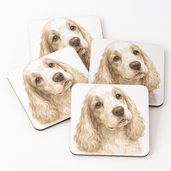 Item preview, Cocker Spaniel orange #13 designed and sold by Royal Spark Studio.
