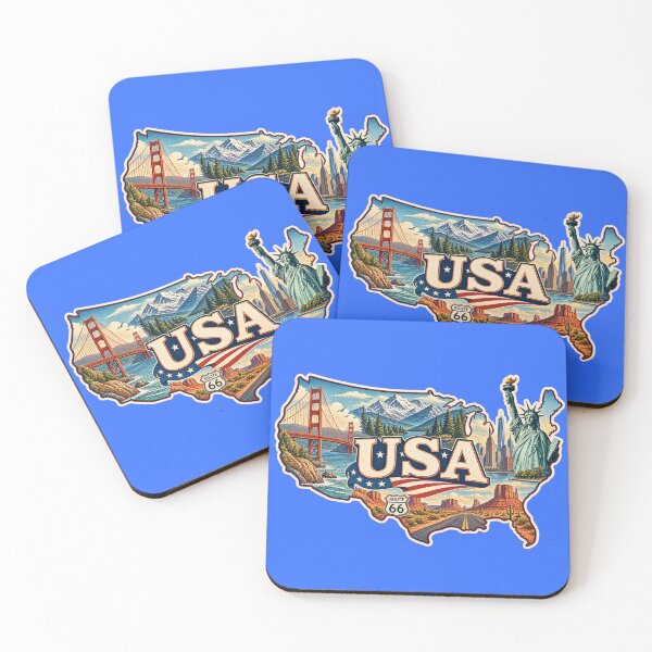 Item preview, USA - United States of America designed and sold by StackedPixels.