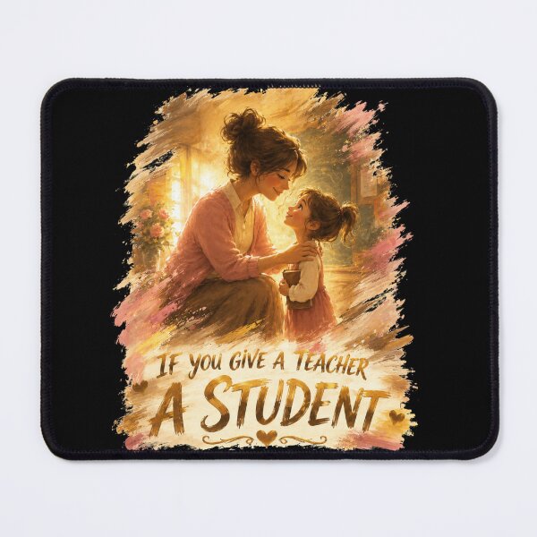 Item preview, If You Give A Teacher A Student Warm Illustrated Embrace Art Teacher Appreciation Gift for Teachers designed and sold by Nightarel.