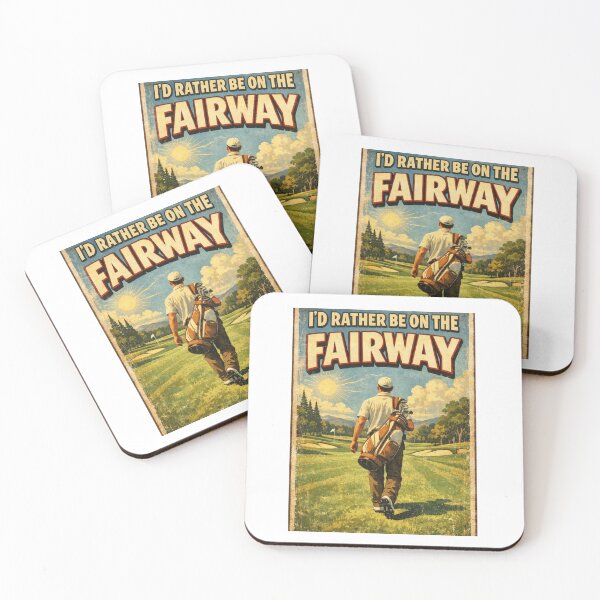 Item preview,  I'd Rather Be On The Fairway Vintage Golf Poster Sunny Day Gift For Golf Lover designed and sold by Print Loft.