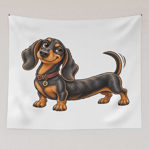 Item preview, Long Dog Big Attitude – Funny Dachshund Design designed and sold by FalistY.