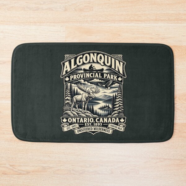 Item preview, Algonquin Provincial Park Ontario Canada Vintage Wilderness Moose Nature Design designed and sold by VoglR.