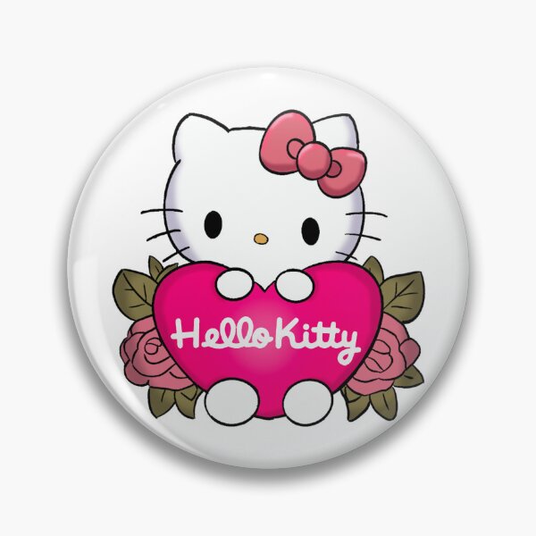 Item preview, Hello Kitty Heart Roses Fan Art - Cute Sanrio Character designed and sold by Cosplay Evolution.