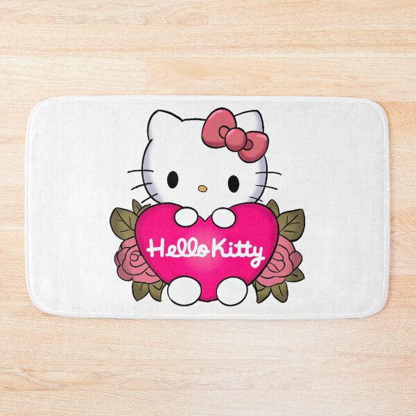 Item preview, Hello Kitty Heart Roses Fan Art - Cute Sanrio Character designed and sold by Cosplay Evolution.