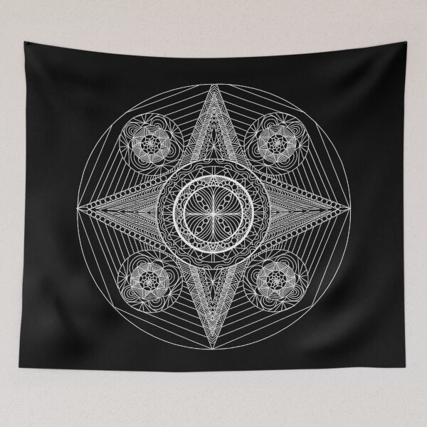 Item preview, Geometric star mandala designed and sold by FoxPix.