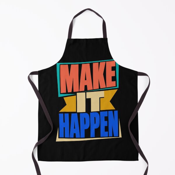 Item preview, Make It Happen Motivational Typography designed and sold by AndyGordon125.