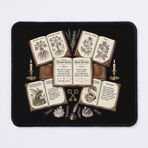 Item preview, Dark Academia Spellbooks - Mandragora & Cryptozoology designed and sold by Neurospicy Trolls.