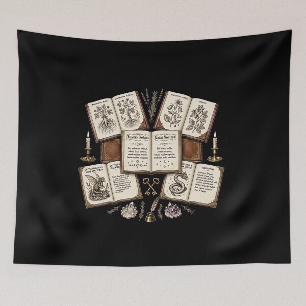 Item preview, Dark Academia Spellbooks - Mandragora & Cryptozoology designed and sold by Neurospicy Trolls.