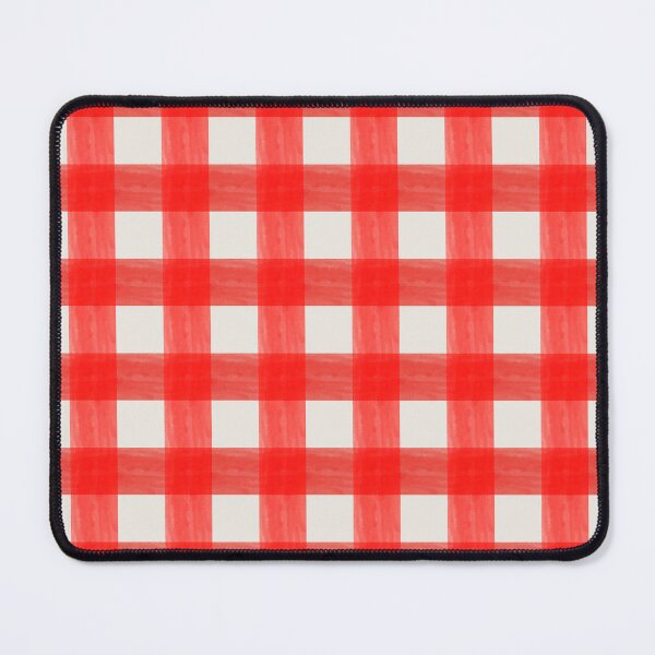 Item preview, Vintage Watercolor Red Gingham Pattern on Cream designed and sold by QuestingPixel.