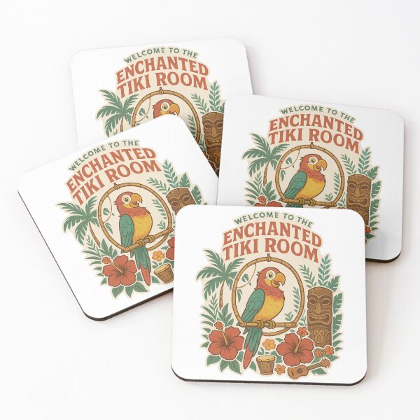 Item preview, Enchanted Tiki Room inspired vintage artwork themed design designed and sold by CinematicM.