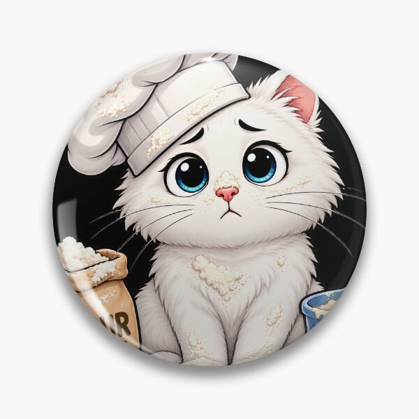 Item preview, Messy Baking Cat Chef Funny Cute Kitten T-Shirt designed and sold by Retro Rascals Co..