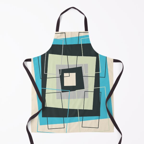Item preview, Wonky Retro Squares - Blue designed and sold by Debra Cox.
