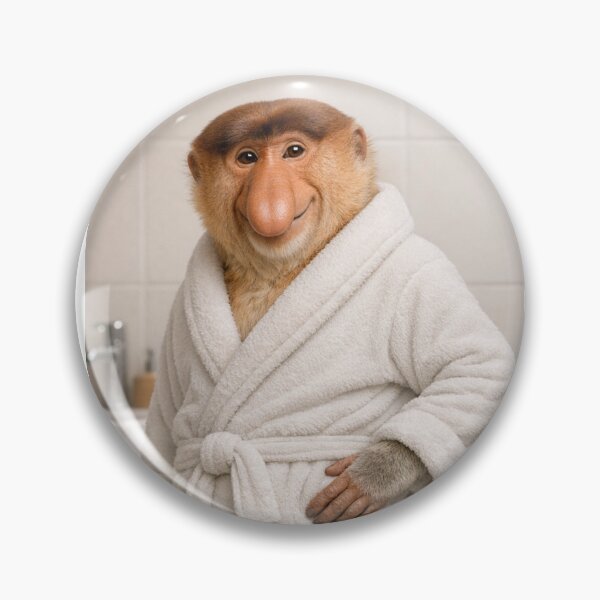 Item preview, Cozy Bathrobe Proboscis Monkey designed and sold by Sillytoe.