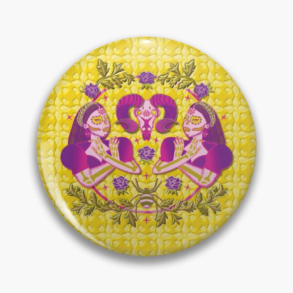 Item preview, Fire Katrinas, yellow background designed and sold by WONDERPRINTVALLEY.